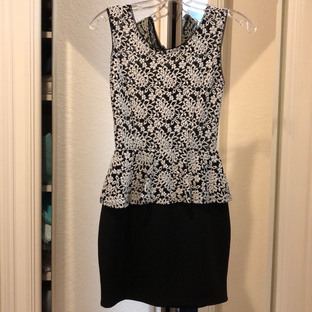 Suede Apparel black mini  Dress